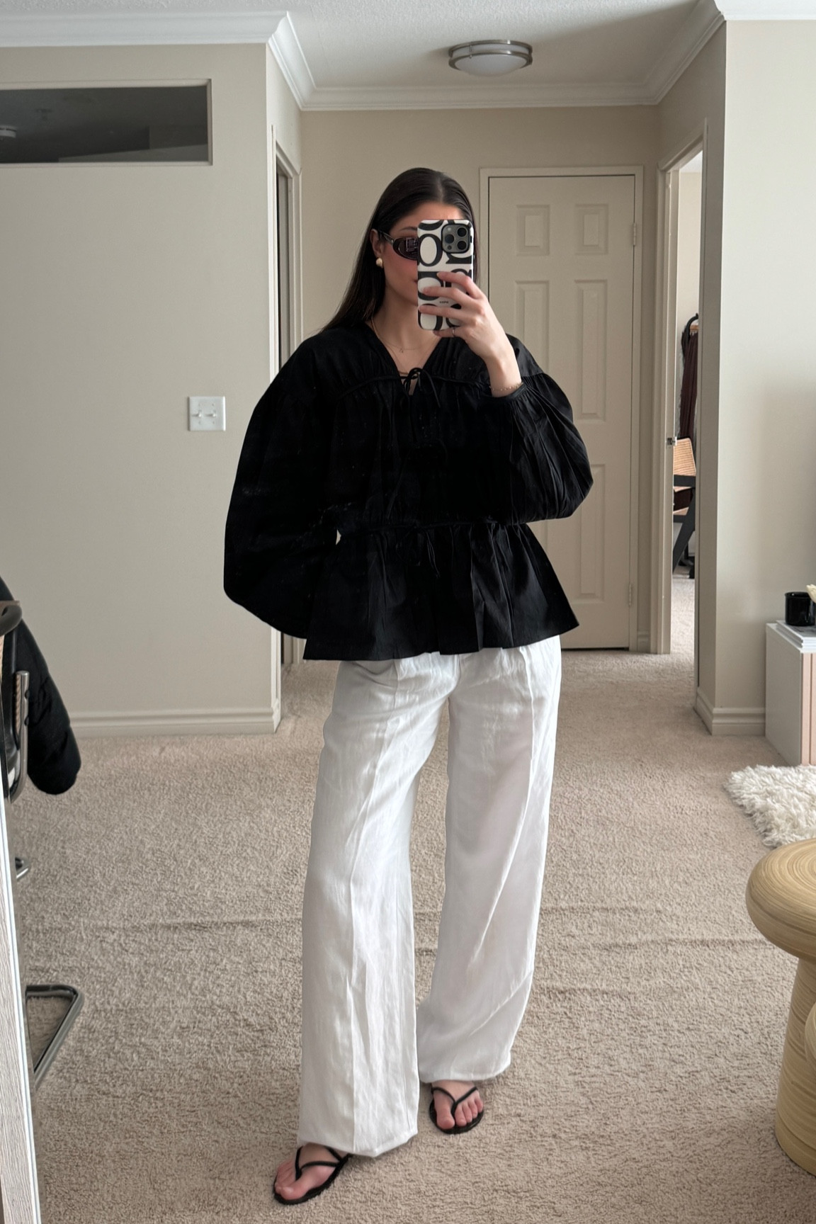 Summer cotton and linen outfit