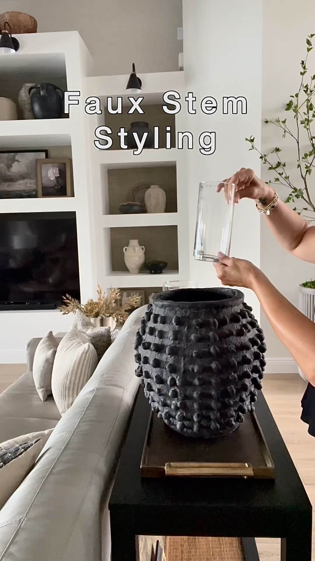 Faux Stem Styling
Fall stems, minka vase, console table, pottery barn gold tray, Hurricane candle holders, accessories, budget friendly, neutral decor, transitional decor, home decor #amazonhome #anthropologie

#LTKFind #LTKSeasonal #LTKhome