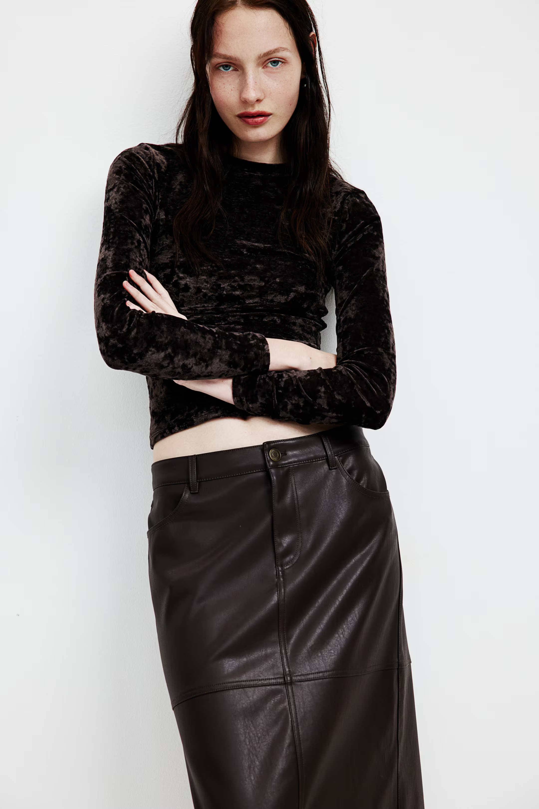 Crushed Velour Top | H&M (US + CA)