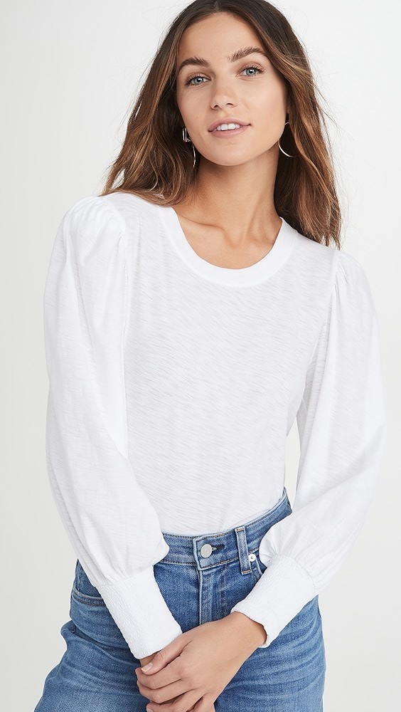Nation LTD Loren Smocked Tee | Shopbop | Shopbop