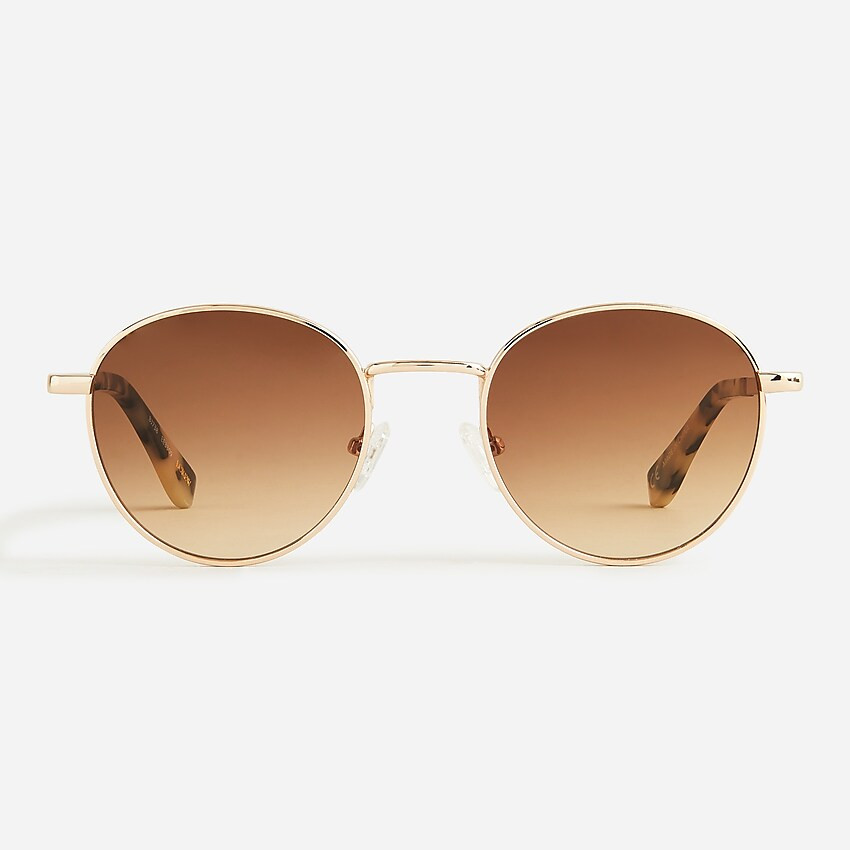 Round wire-frame sunglasses | J. Crew US
