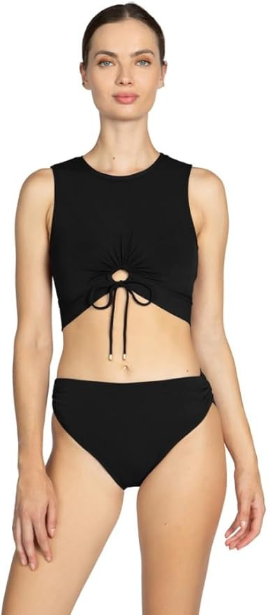 Robin Piccone Women's Aubrey High Waist Bottom | Amazon (US)