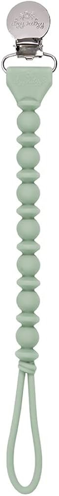 Itzy Ritzy Silicone Pacifier Clip; 100% Silicone Pacifier Strap with Clip Keeps Pacifiers, Teethe... | Amazon (US)