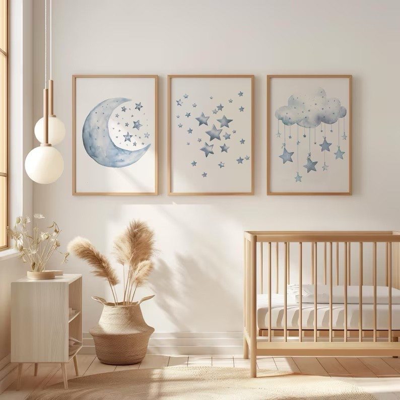 Nursery Wall Art from FeaArtDesignStudio

Moon And Cloud Set Of 3 | Light Blue Watercolor Artwork | Gender Neutral Room Decor | Minimalistic Drawing | Digital Download | nursery 



#LTKBump #LTKBaby #LTKHome