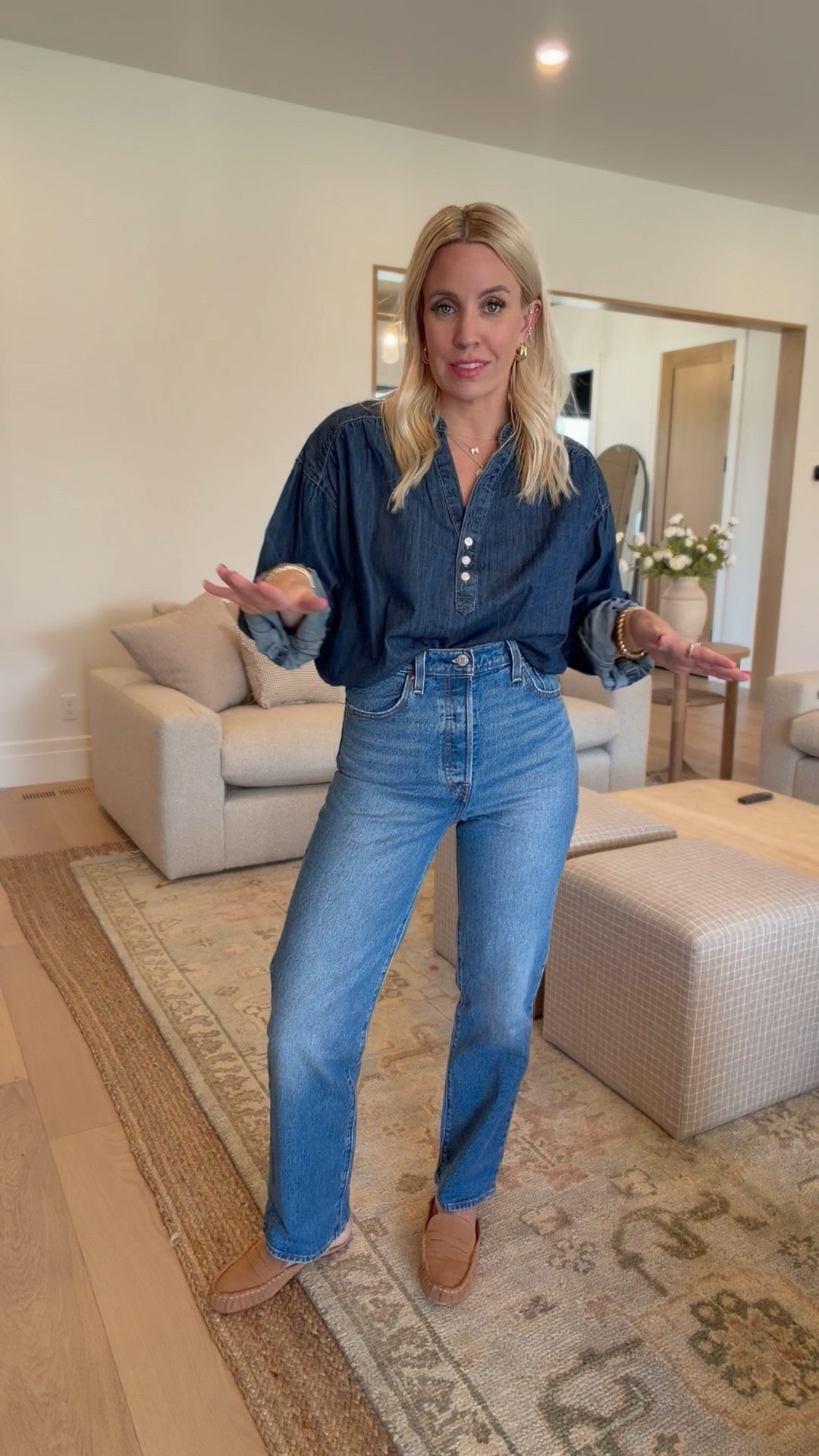 You all know I love a good denim on denim outfit! This top is new to Walmart! Size M

#LTKgrwm #LTKootd #LTKdayinmylife