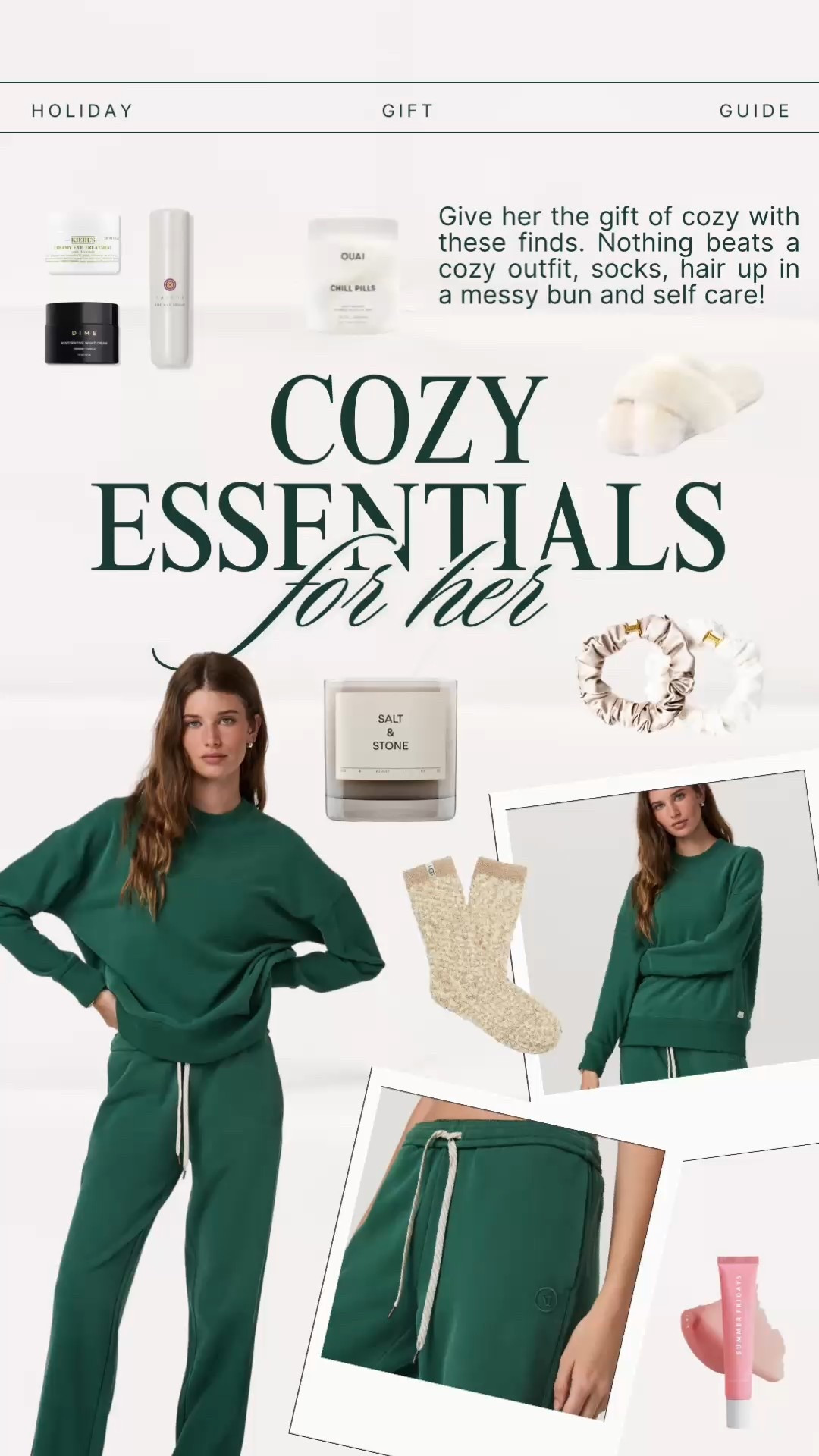 Cozy Christmas gift guide for her 2025 — the best lounge sets, warm slippers, candles, and self-care gifts she’ll actually use this winter. Perfect holiday gift ideas for moms, sisters, and friends who love comfort and relaxation.

#LTKHoliday #LTKGiftGuide #LTKBeauty