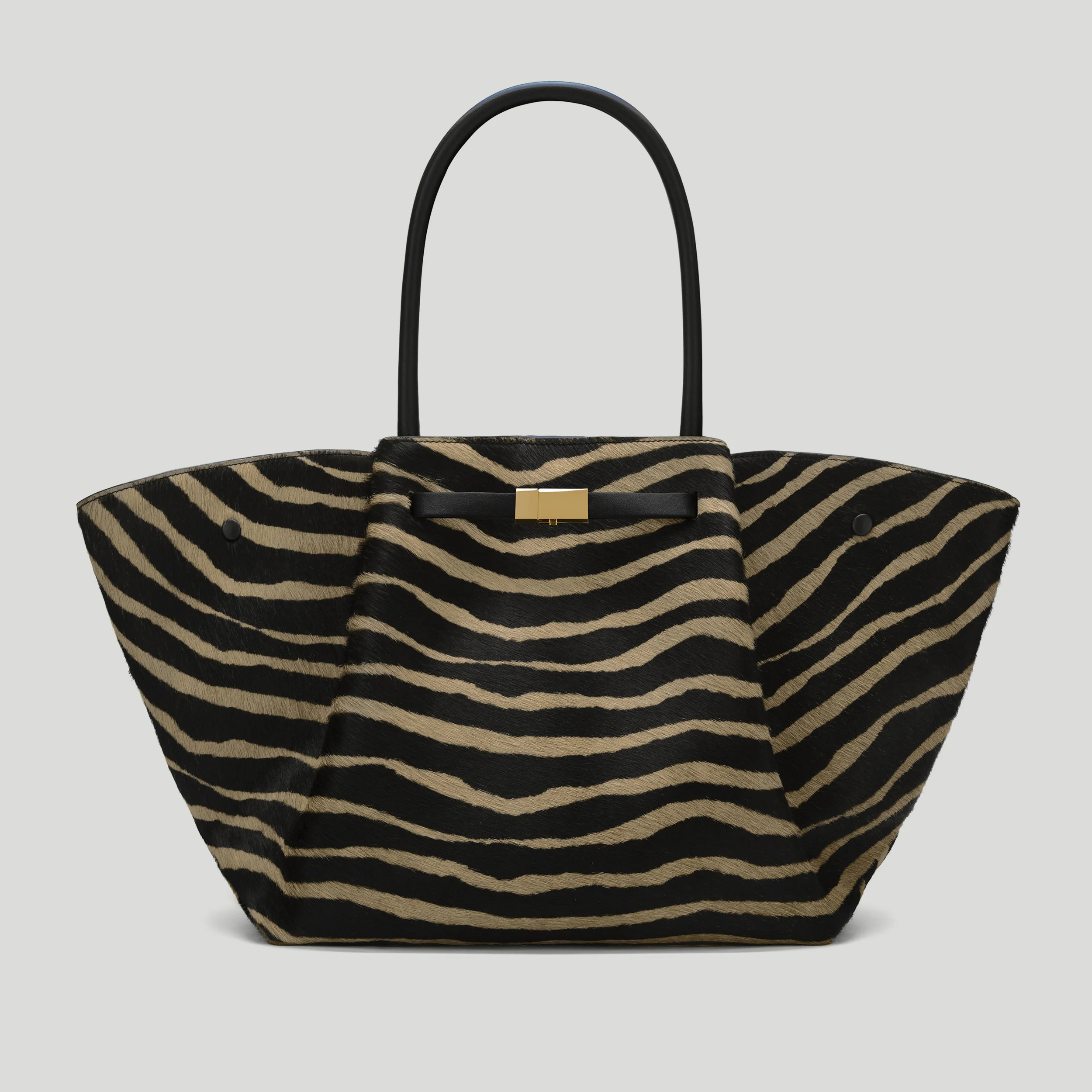 DeMellier The New York in Zebra-Effect Hair Calf Leather Shoulder bag | DeMellier