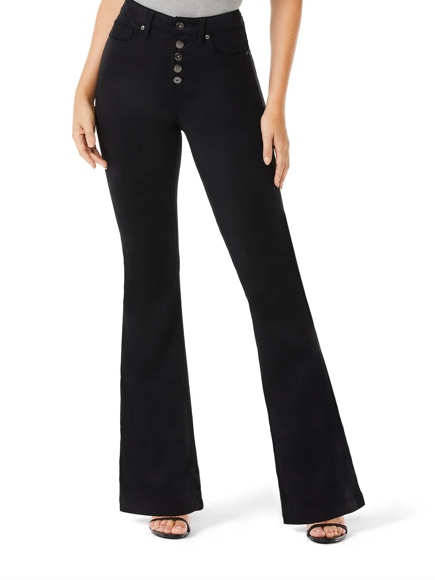 Sofia Jeans by Sofia Vergara Women's Melisa High-Rise Flare Jeans | Walmart (US)