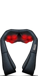 Shiatsu Back Shoulder and Neck Massager with Heat, Electric Deep Tissue 4D Kneading Massage for S... | Amazon (US)