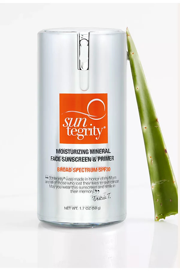 Suntegrity Natural Moisturizing Face Sunscreen & Primer by Suntegrity at Free People, Sunscreen & pr | Free People (Global - UK&FR Excluded)