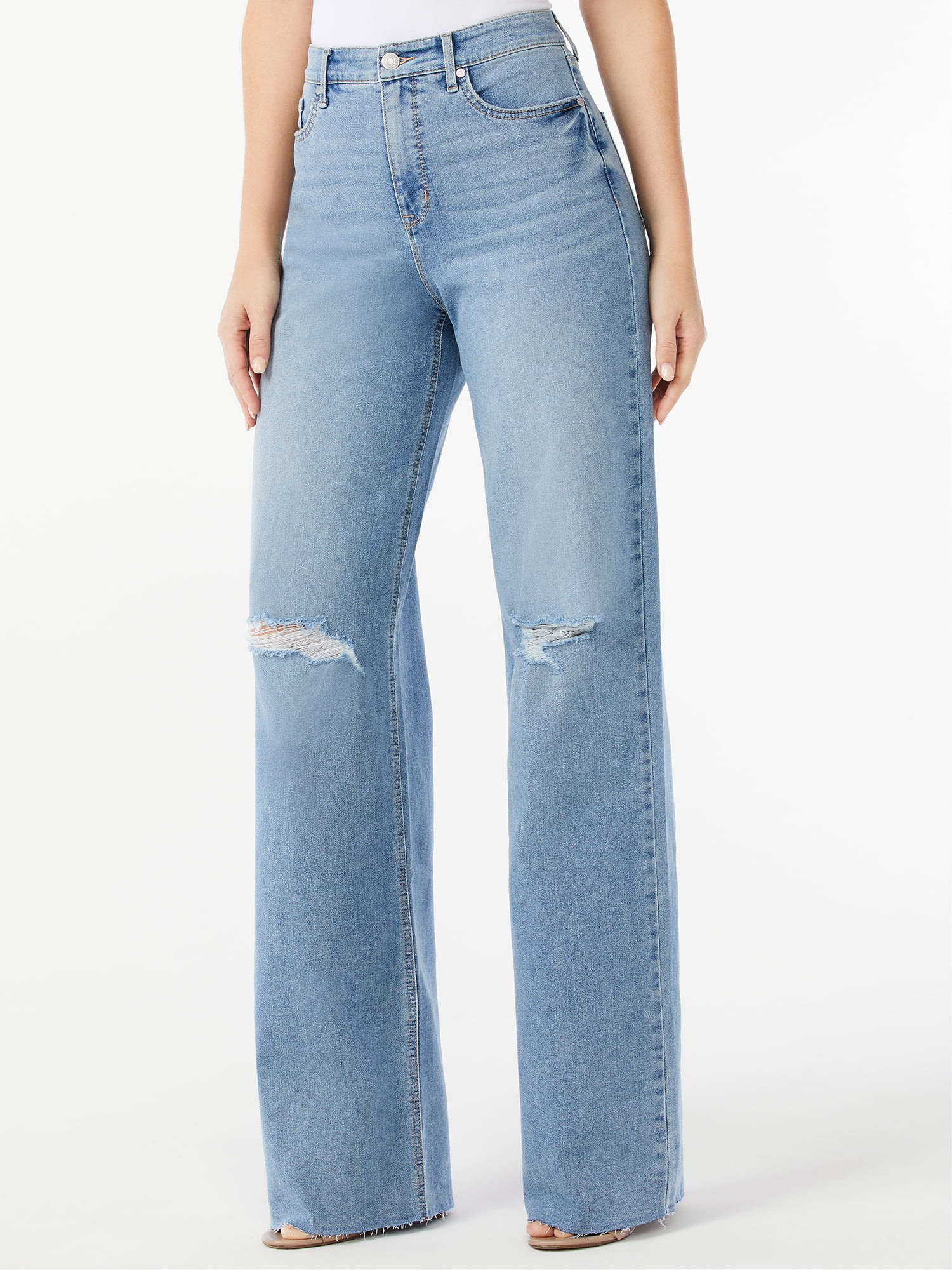 Sofia Jeans by Sofia Vergara Women's Super High Rise Palazzo Jeans - Walmart.com | Walmart (US)