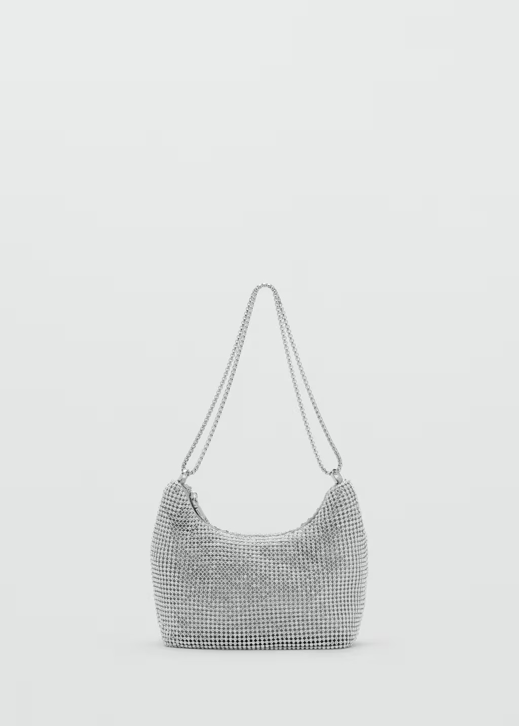 Double-handle crystal bag - Women | MANGO United Kingdom | MANGO (UK)