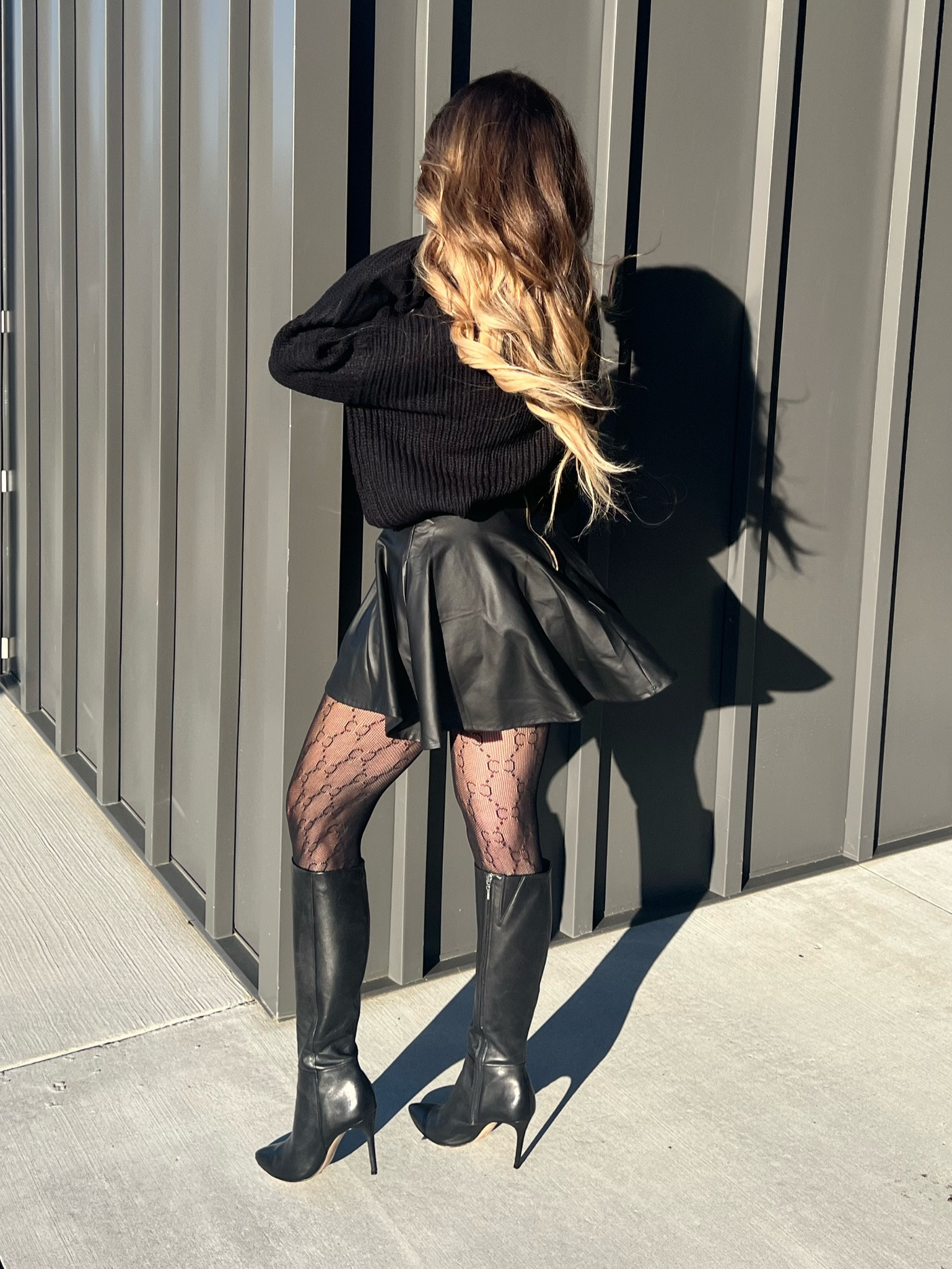 Winter outfit 
All true to size 
Small in both sweater &
Skirt! Boots true to sue 

#LTKunder100 #LTKunder50 #LTKcurves