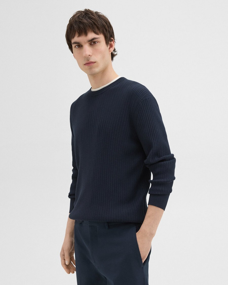 Riland Sweater in Light Bilen | Theory
