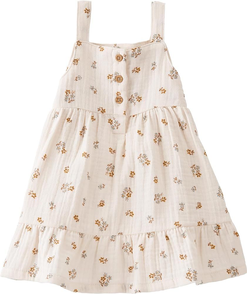 little planet by carter's Baby & Toddler Girls' Organic Cotton Dress | Amazon (US)