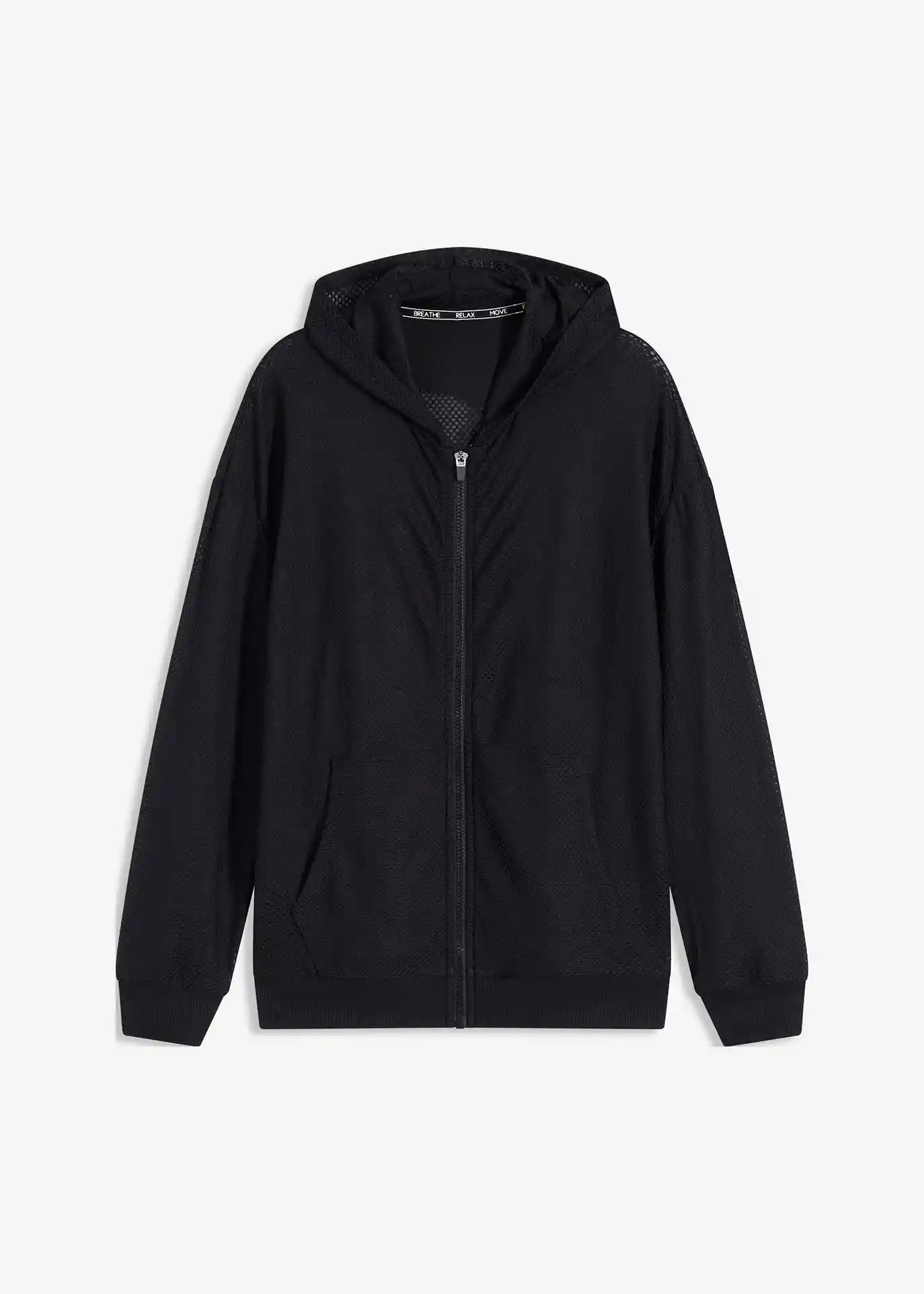 Giacca sportiva oversize in mesh trasparente | Bonprix IT