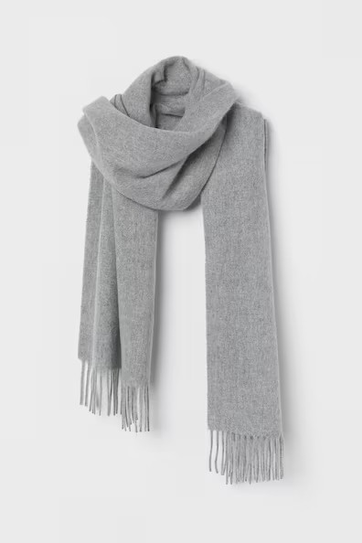 H & M - Cashmere Scarf - Grey | H&M (AU)
