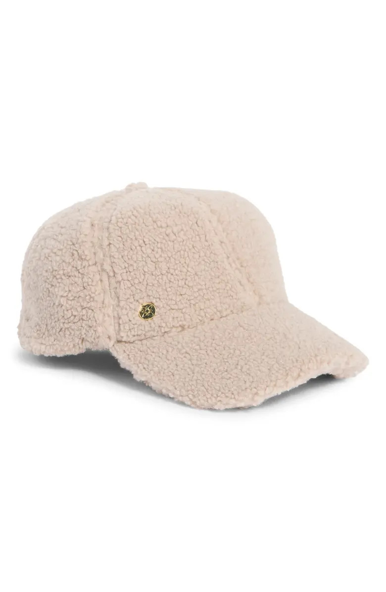 BCBG Faux Shearling Baseball Cap | Nordstromrack | Nordstrom Rack