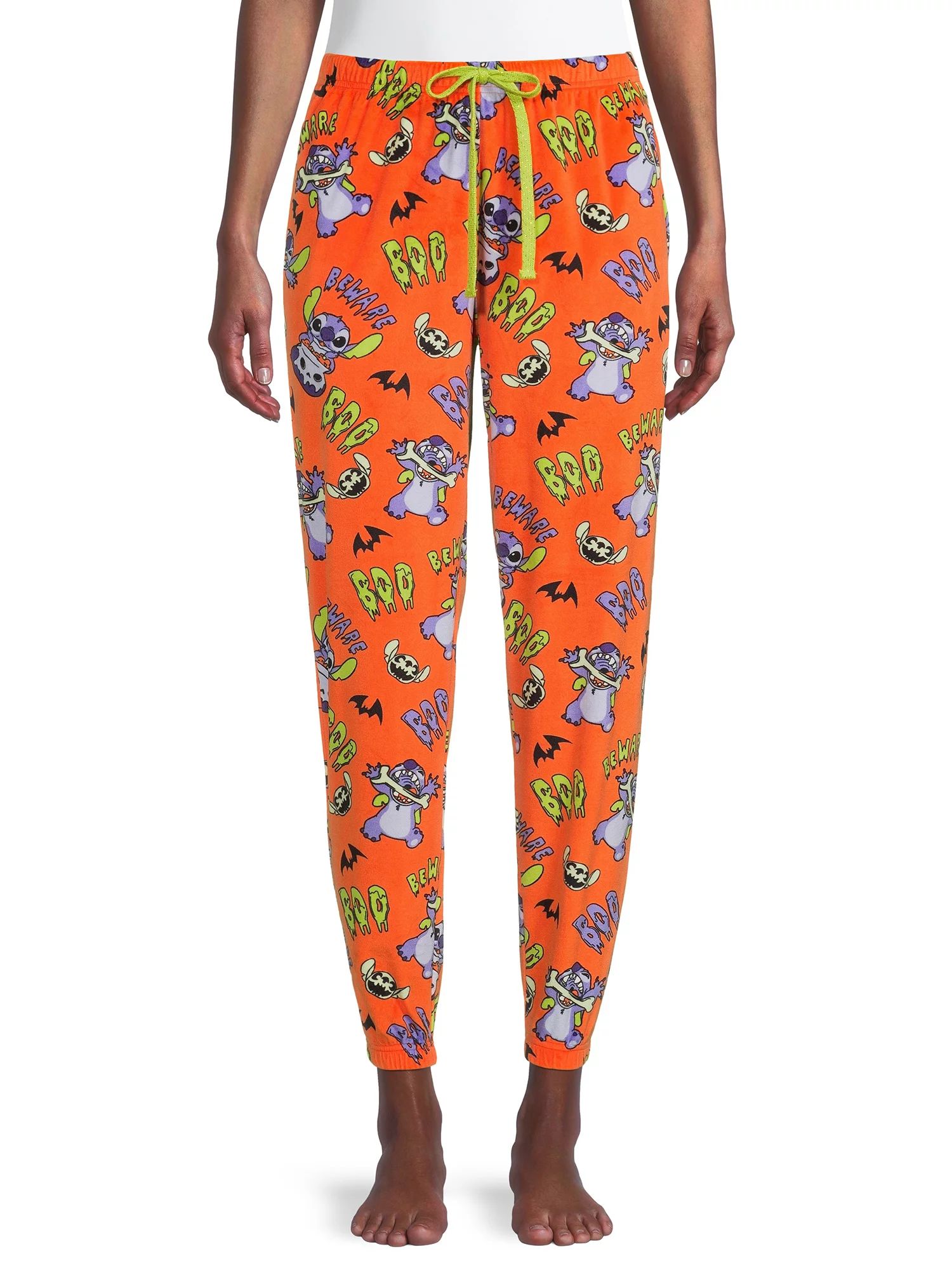 Briefly Stated Women’s Disney Stitch Halloween Jogger Sleep Pants | Walmart (US)