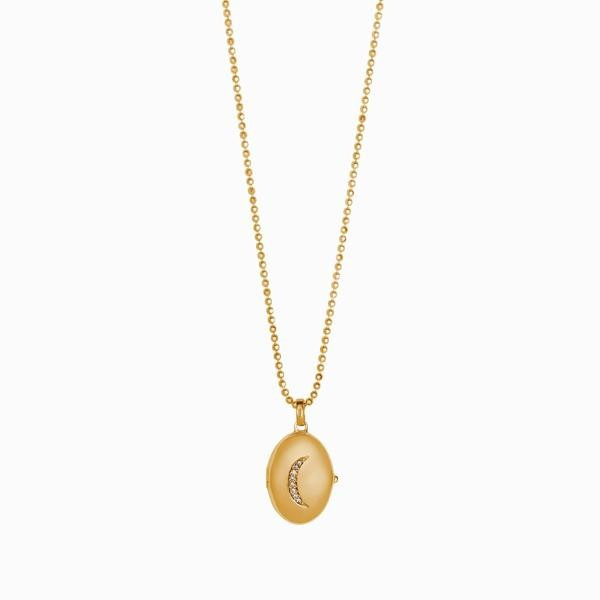 Diamond Moon Locket | Awe Inspired