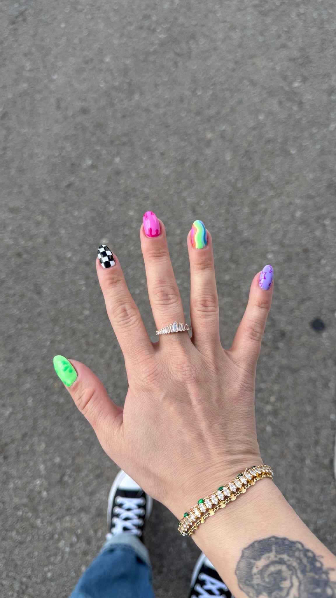 Caitlyn Minimalist dainty gold tennis bracelet and diamond ring. 


#LTKFindsUnder50 #LTKStyleTip #LTKSaleAlert