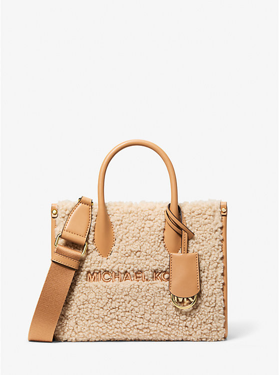 Mirella Small Faux Shearling Crossbody Bag | Michael Kors US