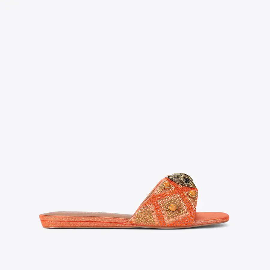 kensington jewel flat sandal | Kurt Geiger US