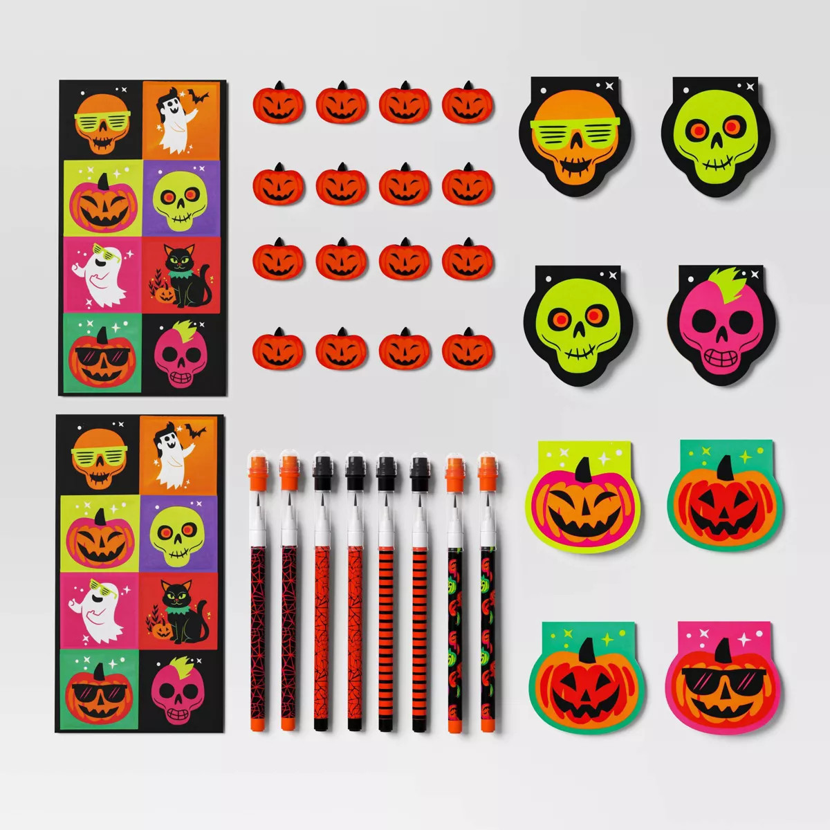 48ct Halloween Party Favors Pencils, Notebooks, Erasers and Stickers - Hyde & EEK! Boutique™ | Target