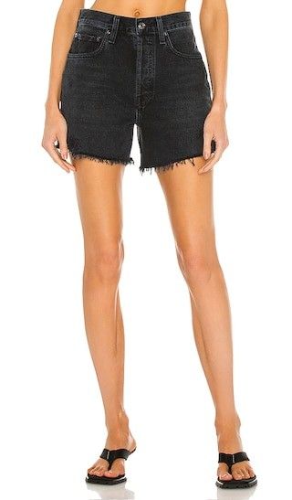Riley Short in Vortex- Black Jean Shorts | Revolve Clothing (Global)
