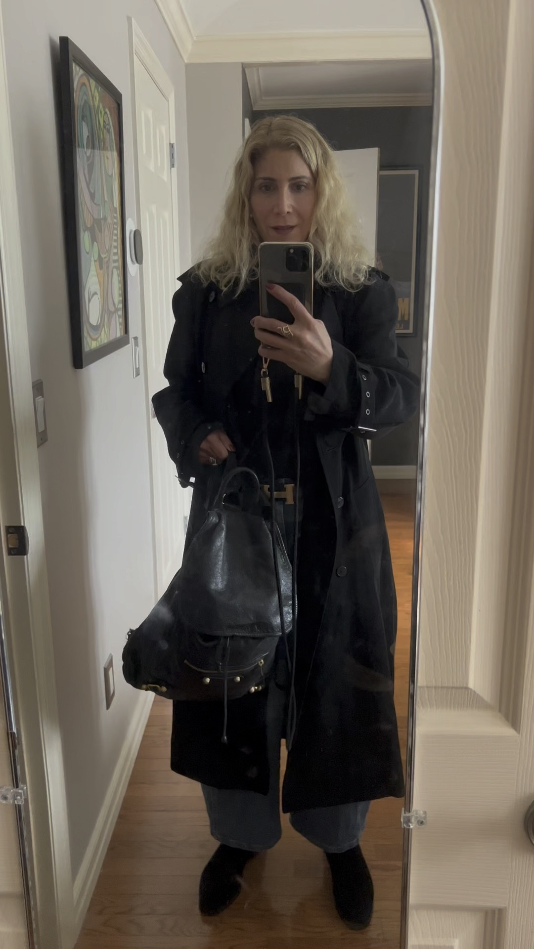 Here’s what I wore  to the city today. I wear jeans as much as possible and II’m still about my barrel jeans! The trench and jacket are vintage. 

#LTKstyletip #LTKSeasonal #LTKover40