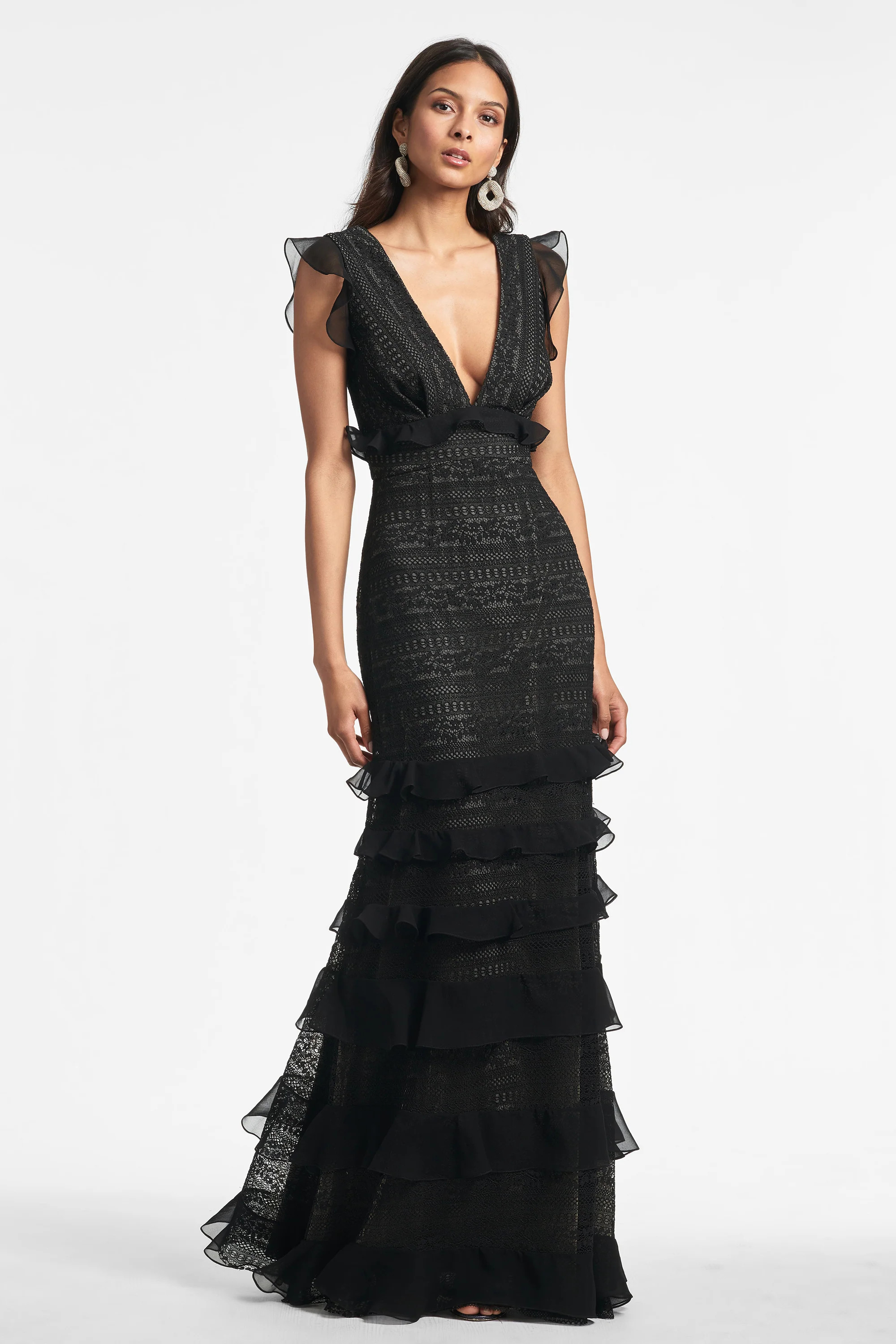 Serafina Gown - Black | Sachin and Babi