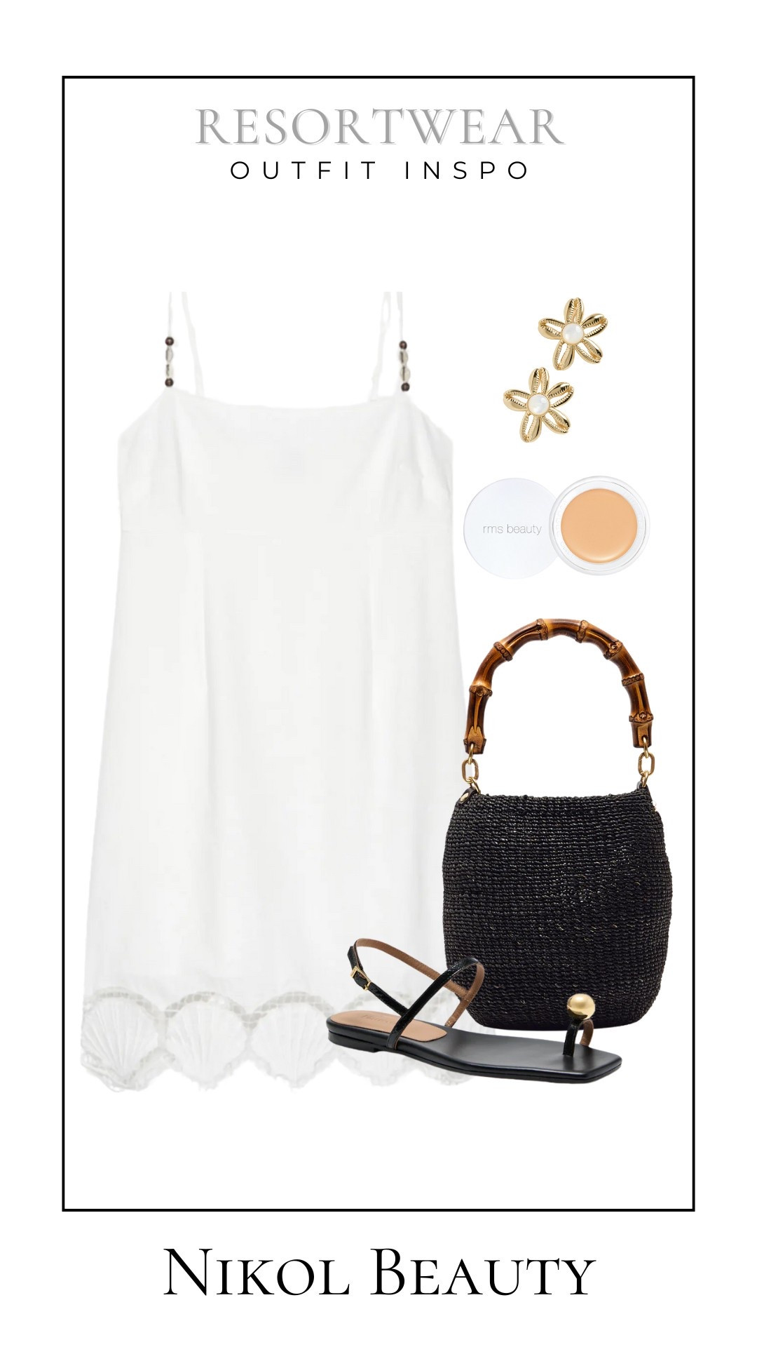 Chic, easy, and ready for golden hour drinks by the sea. Resortwear dreams in full swing.

resortwear outfit, vacation outfit inspo, black summer dress, beach dinner look, coastal chic, summer travel style, effortless resort look, bamboo bag, statement earrings, beach glam, getaway essentials, pack with me, summer capsule wardrobe, elevated basics



#LTKItBag #LTKStyleTip #LTKShoeCrush