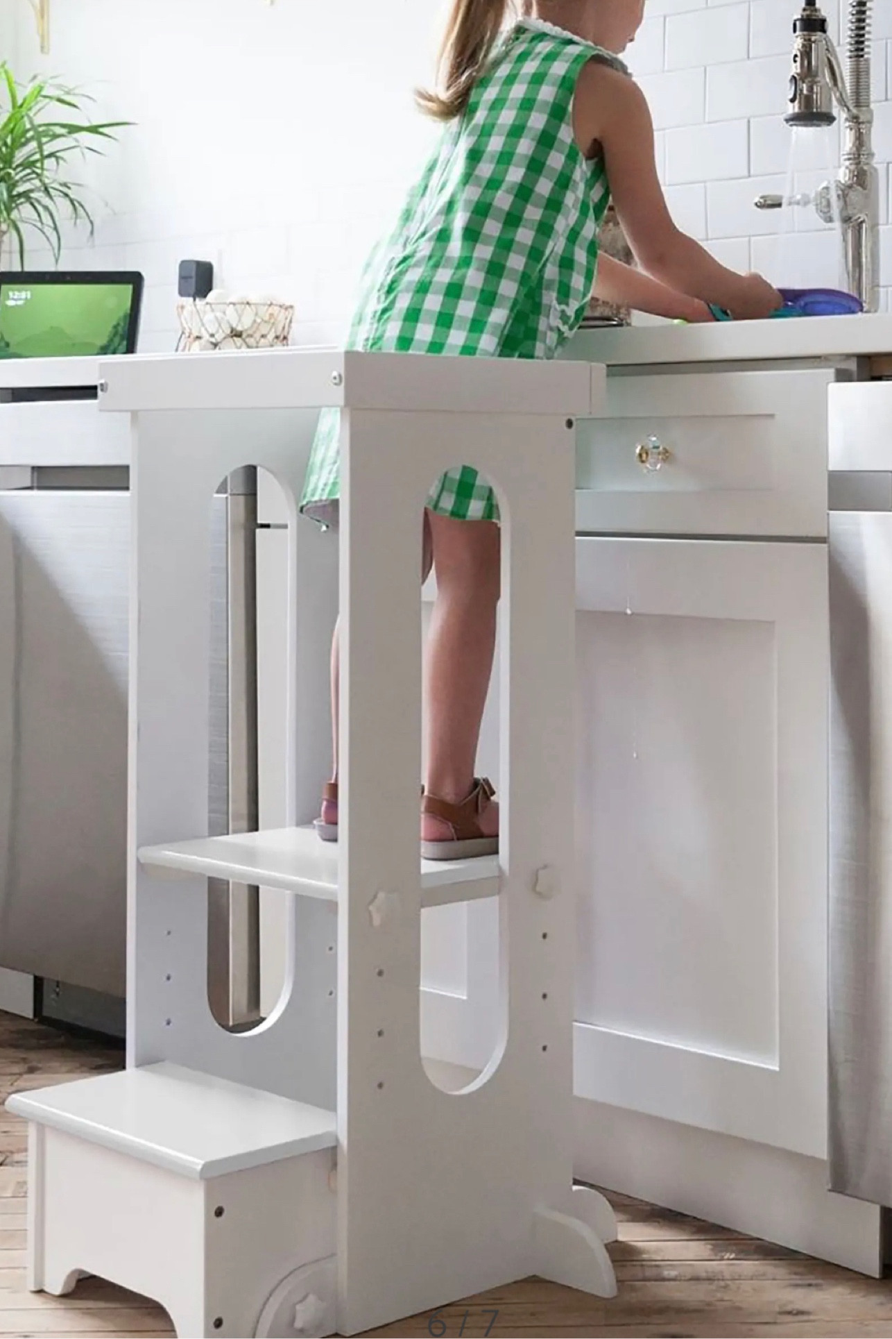 one of JB’s favorite Christmas presents 🤍 we liked this one because it’s the slimmest and the bottom stool folds up for easy storage and extra room | toddler stool | kitchen stool | helper tower | kitchen tower 

#LTKFind #LTKkids #LTKhome