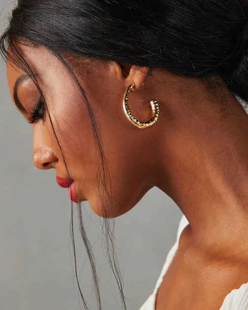 Hartselle Hoop Earrings - Gold | VICI