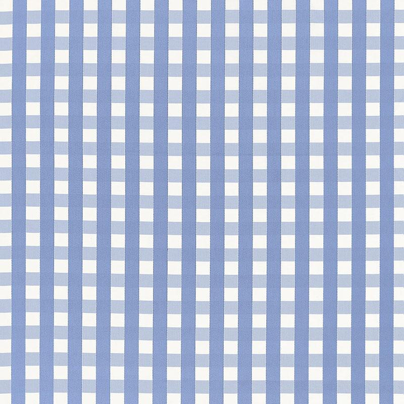 Schumacher Bermuda Check Cornflower Fabric | DecoratorsBest