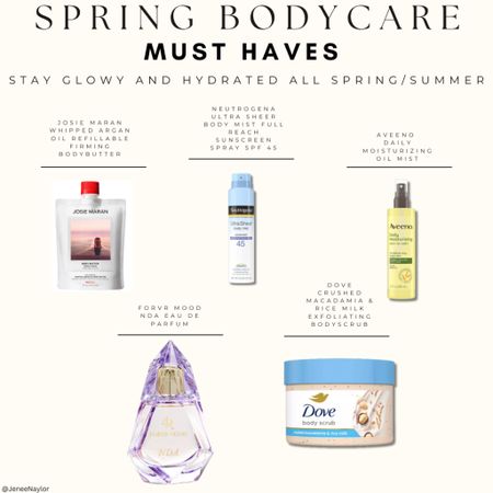 Shop my ultimate body care must haves for the spring/summer!

These products keep my skin hydrated, moisturized, and smelling my best! 

The Aveeno is for the transitional weather. 

#LTKBeauty #LTKFindsUnder50 #LTKSeasonal