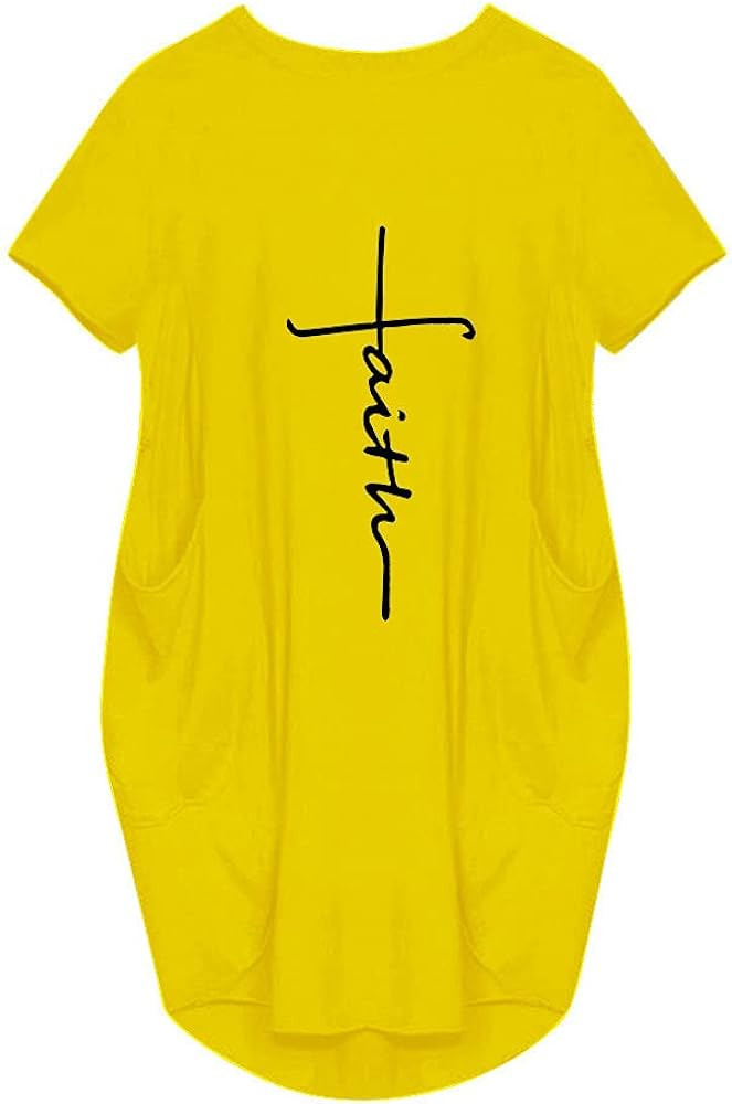 Faith T-Shirt Dress Midi Dresses | Amazon (US)