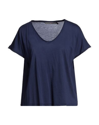 19.70 Nineteen Seventy Woman T-shirt Navy Size 6 Cotton | YOOX (US)