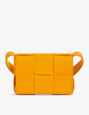 BOTTEGA VENETA Cassette mini intrecciato leather cross-body bag | Selfridges