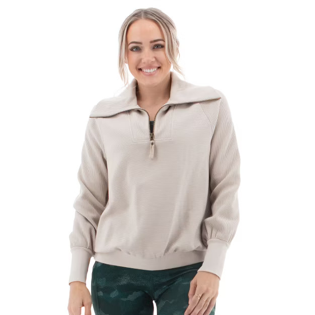 Aventura Clothing Women's Hazelton Zip Neck Top | Target