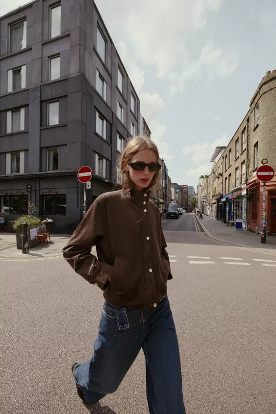 FAUX SUEDE JACKET | Zara US