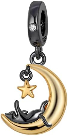 MULA 925 Sterling Silver Charms for Bracelets and Necklaces Lipstick and Bag Dangle Pendants Towe... | Amazon (US)