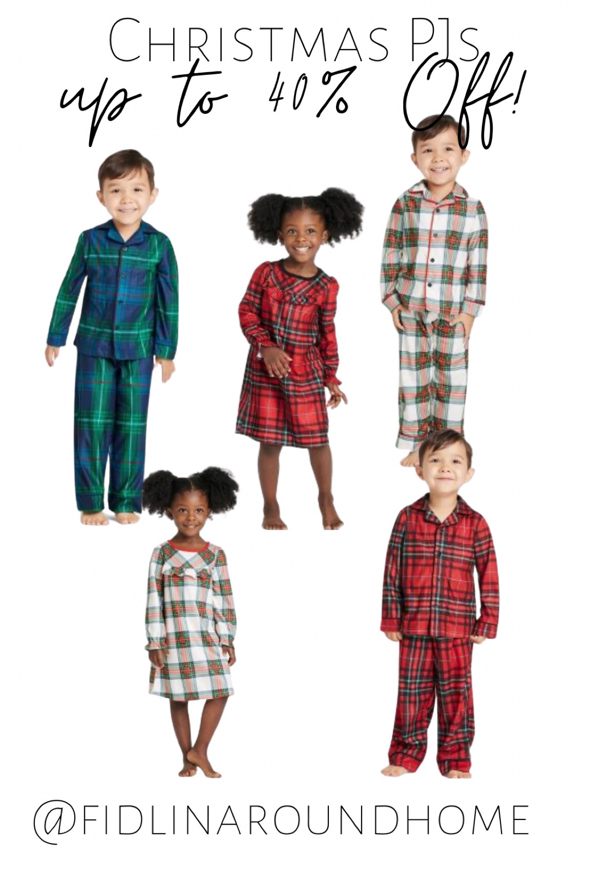 Toddler and kids matching plaid family pajamas for Christmas and holiday on SALE from target!

#LTKfamily #LTKHoliday #LTKkids
