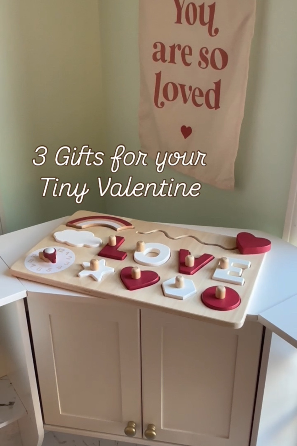 3 adorable wooden heirloom gifts for your tiny Valentine! 💌 