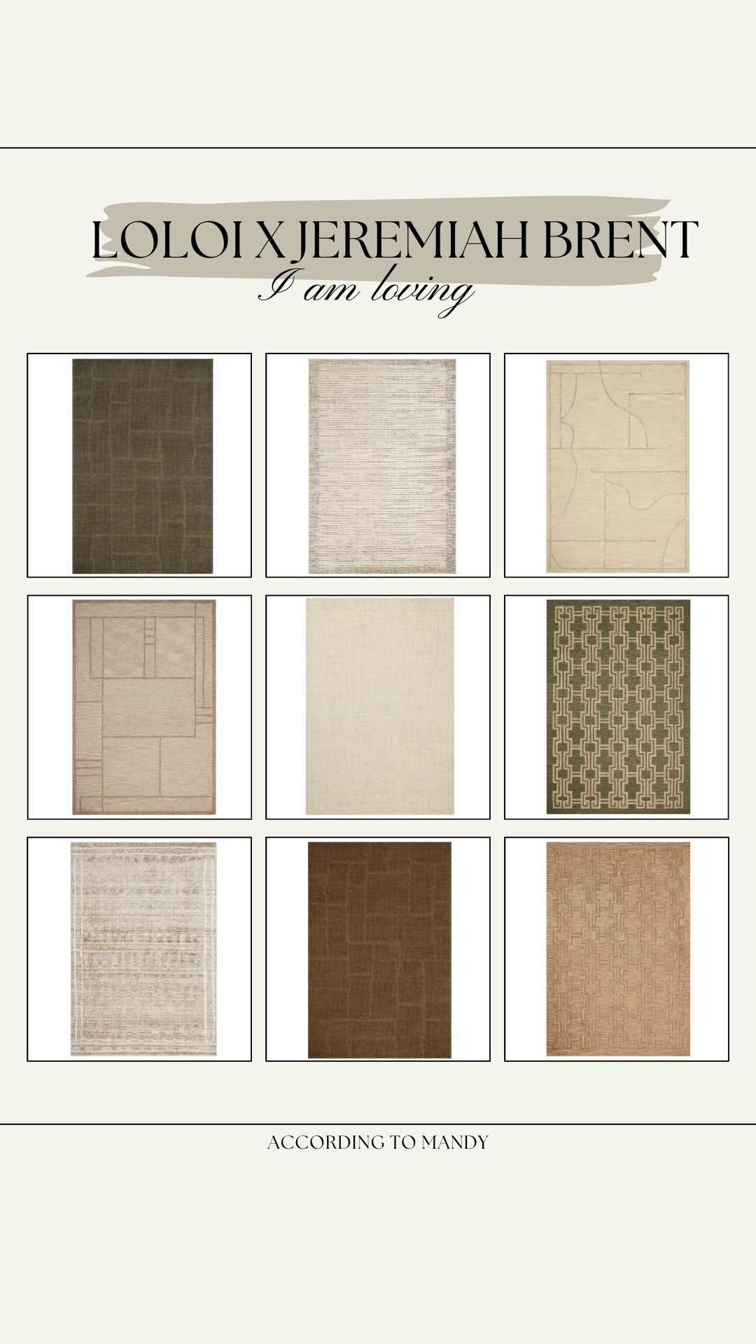 NEW Jeremiah Brent x Loloi rugs!

rugs, loloi, loloi rugs, new rugs, neutral rugs, rugs direct, spring rugs 

#LTKStyleTip #LTKHome #LTKSeasonal