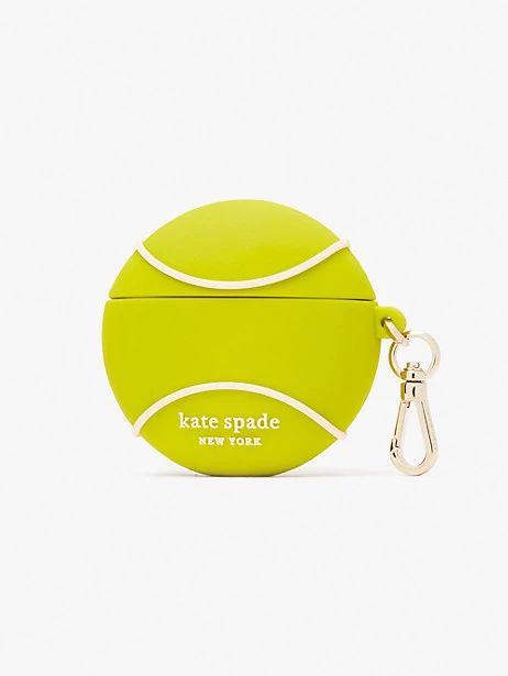 courtside silicone 3d tennis ball airpods pro case | Kate Spade (US)