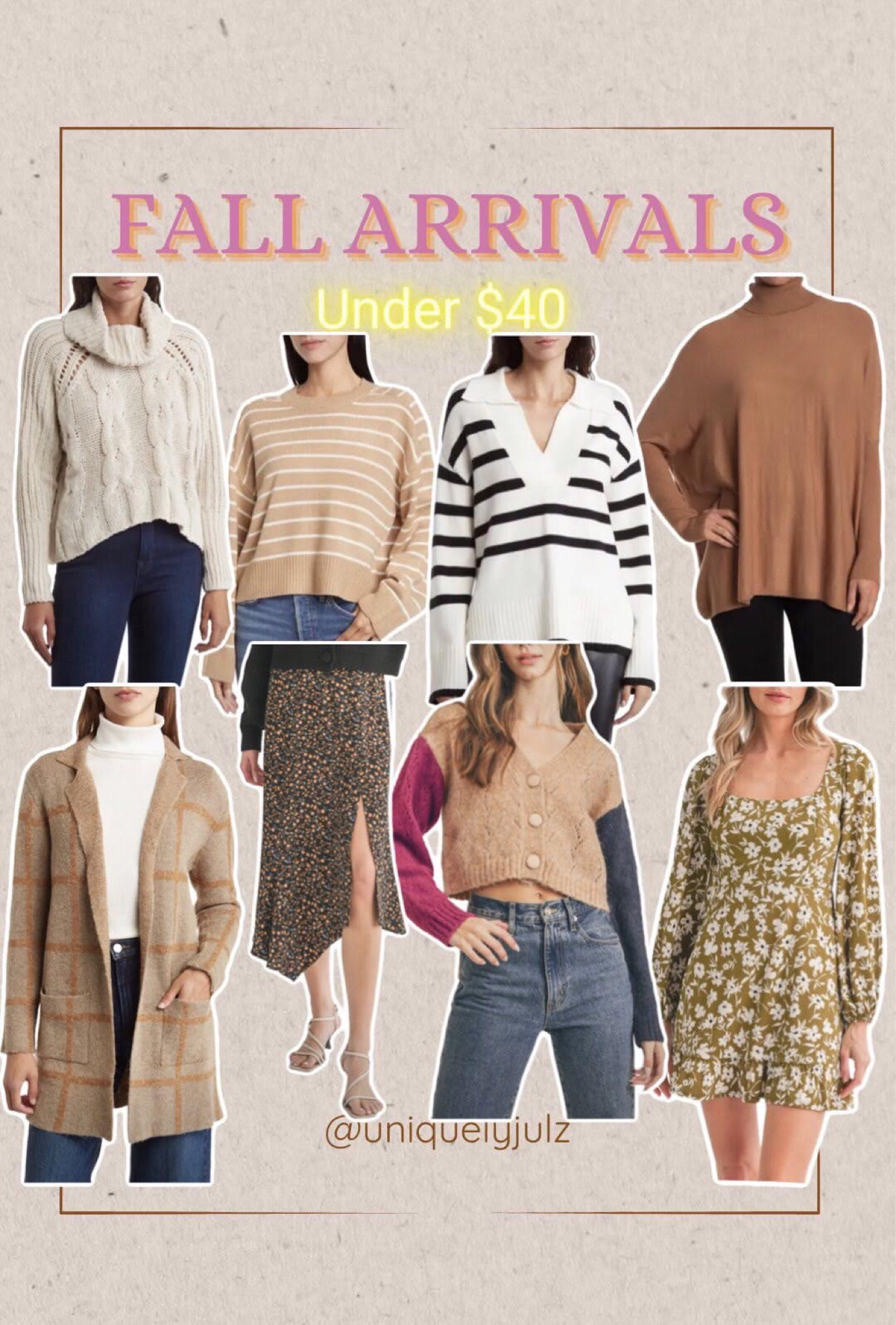 The cutest Fall styles for under $40! Sweaters, cardigans, dresses, skirts and more!

#LTKfindsunder50 #LTKstyletip #LTKSeasonal