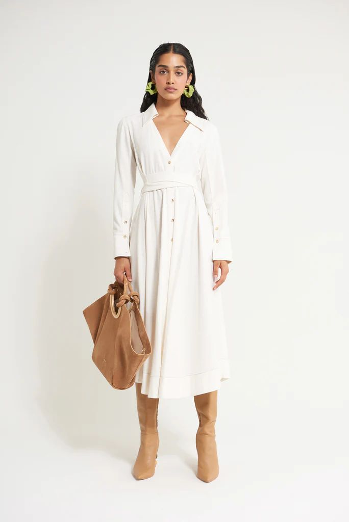 NYLE DRESS - OFF WHITE | Cult Gaia - US