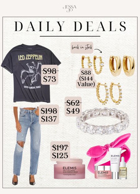 Daily deals graphic tshirt agolde sale agolde jeans on sale elemis sale Valentines Day gift ideas 

#LTKsalealert #LTKunder100 #LTKunder50