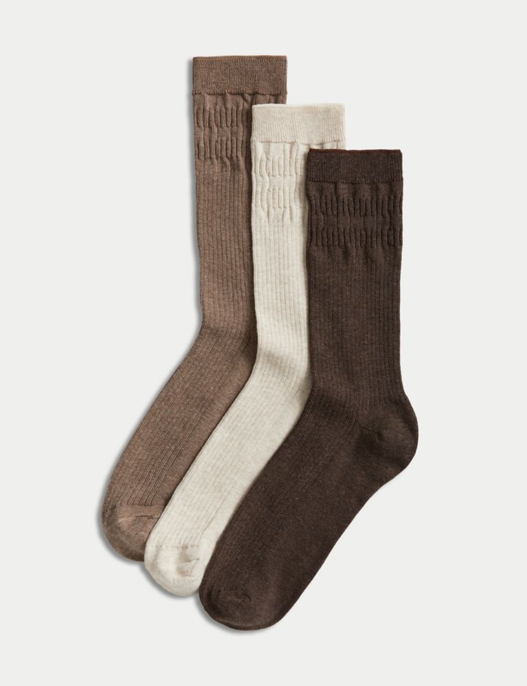3pk Gentle Grip Cool & Fresh™ Socks | Marks & Spencer (UK)